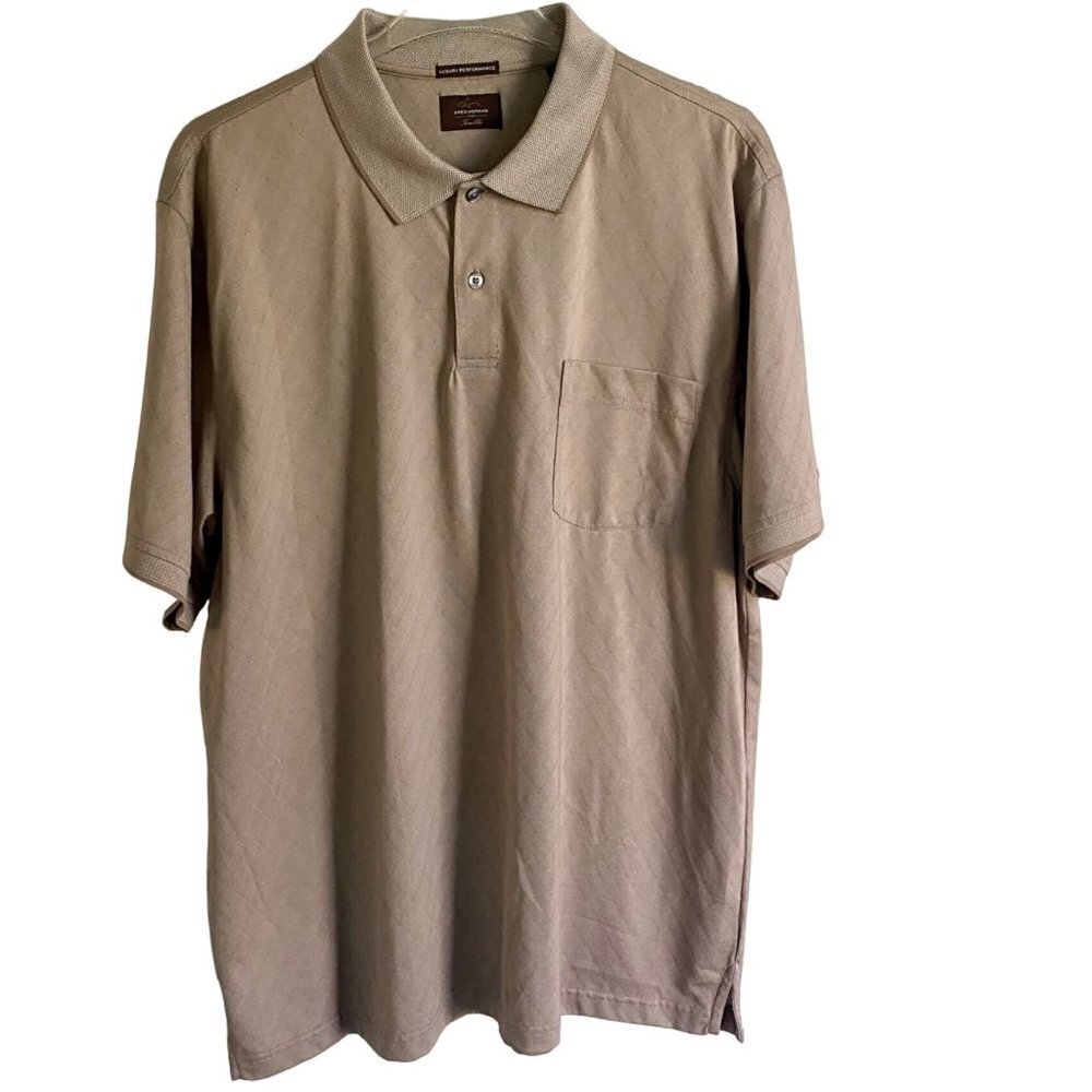 Greg Norman for Tasso Elba Men's Polo Shirt with Chest Pocket Men's XL